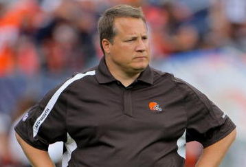 DENVER - SEPTEMBER 20:  Head coach Eric Mangini of the Cleveland Browns oversees warm ups prior to facing the Denver Broncos during NFL action at Invesco Field at Mile High on September 20, 2009 in Denver, Colorado.  (Photo by Doug Pensinger/Getty Images)
