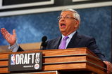 NEW YORK - JUNE 25:  NBA Commissioner David Stern speaks prior to the start of the 2009 NBA Draft at the Wamu Theatre at Madison Square Garden June 25, 2009 in New York City. NOTE TO USER: User expressly acknowledges and agrees that, by downloading and/or using this Photograph, User is consenting to the terms and conditions of the Getty Images License Agreement.  (Photo by Jim McIsaac/Getty Images)