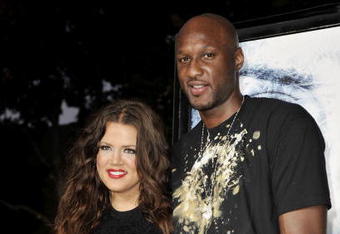 LOS ANGELES, CA - SEPTEMBER 09:  Actress Khloe Kardashian (L) and NBA player Lamar Odom arrive at the premiere of Warner Bros. Pictures' 'Whiteout' at the Village Theater on September 9, 2009 in Los Angeles, California.  (Photo by Kevin Winter/Getty Images)