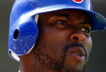 LOS ANGELES, CA - AUGUST 22:  Milton Bradley #21 of the Chicago Cubs looks on against the Los Angeles Dodgers at Dodger Stadium on August 22, 2009 in Los Angeles, California. The Dodgers defeated the Cubs 2-0.  (Photo by Jeff Gross/Getty Images)