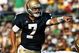 SOUTH BEND, IN - SEPTEMBER 19: Jimmy Clausen #7 of the Notre Dame Fighting Irish points out a defensive alingment against the Michigan State Spartans on September 19, 2009 at Notre Dame Stadium in South Bend, Indiana. Notre Dame defeated Michigan State 33-30. (Photo by Jonathan Daniel/Getty Images)