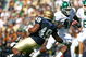 SOUTH BEND, IN - SETPEMBER 19: Glenn Winston #41 of the Michigan State Spartans moves past Toryan Smith #49 of the Notre Dame Fighting Irish on September 19, 2009 at Notre Dame Stadium in South Bend, Indiana. (Photo by Jonathan Daniel/Getty Images)