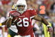 GLENDALE, AZ - AUGUST 28:  Running back Beanie Wells #26 of the Arizona Cardinals rushes for a touchdown during the second quarter against the Green Bay Packers at the University of Phoenix Stadium on August 28, 2009 in Glendale, Arizona.  (Photo by Christian Petersen/Getty Images)