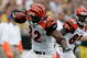 GREEN BAY, WI - SEPTEMBER 20: Running back Cedric Benson #32 of the Cincinnati Bengals runs with the football against the Green Bay Packers at Lambeau Field on September 20, 2009 in Green Bay, Wisconsin. (Photo by Scott Boehm/Getty Images)