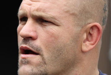 SAN FRANCISCO - SEPTEMBER 13:  UFC fighter Chuck Liddell looks on before the San Francisco Giants and Los Angeles Dodgers Major League Baseball game at AT&T Park on September 13, 2009 in San Francisco, California.  (Photo by Jed Jacobsohn/Getty Images)