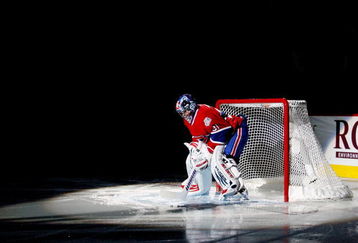 MONTREAL- APRIL 22:  Carey Price #31 of the Montreal Canadiens is introduced during pre-game ceremonies prior to facing the Boston Bruins in Game Four of the Eastern Conference Quarterfinals of the 2009 Stanley Cup Playoffs at the Bell Centre on April 22, 2009 in Montreal, Quebec, Canada.  The Bruins defeated the Canadiens 4-1 winning the series 4-0.  (Photo by Richard Wolowicz/Getty Images)