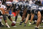 SEATTLE - NOVEMBER 18:  Craig Terrill #93 of the Seattle Seahawks lines up against the Chicago Bears at Qwest Field on November 18, 2007 in Seattle, Washington. (Photo by Otto Greule Jr/Getty Images)