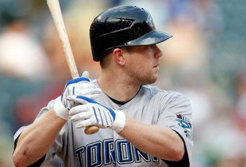 ARLINGTON, TX - SEPTEMBER 01:  Second baseman Aaron Hill #2 of the Toronto Blue Jays on September 1, 2009 at Rangers Ballpark in Arlington, Texas.  (Photo by Ronald Martinez/Getty Images)