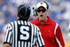 LEXINGTON, KY - SEPTEMBER 19:  Steve Kragthorpe the Head Coach of the Louisville Cardinals gives an offical his opinion during the game against the Kentucky Wildcats at Commonwealth Stadium on September 19, 2009 in Lexington, Kentucky.  (Photo by Andy Lyons/Getty Images)