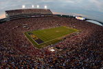 BATON ROUGE, LA - SEPTEMBER 19:  Fans watch during the game between the Louisiana State University Tigers and the University of Louisiana-Lafatette Ragin' Cajuns at Tiger Stadium on September 19, 2009 in Baton Rouge, Louisiana.  (Photo by Chris Graythen/Getty Images)