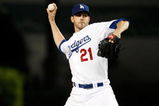 LOS ANGELES, CA - SEPTEMBER 14:  Jon Garland #21 of the Los Angeles Dodgers pitches against the Pittsburgh Pirates at Dodger Stadium on September 14, 2009 in Los Angeles, California.  (Photo by Jeff Gross/Getty Images)