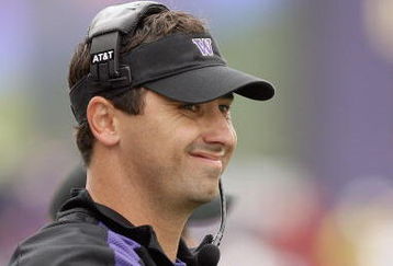 SEATTLE - SEPTEMBER 19:  Head coach Steve Sarkisian of the Washington Huskies watches the action during the game against the USC Trojans on September 19, 2009 at Husky Stadium in Seattle, Washington. The Huskies defeated the Trojans 16-13. (Photo by Otto Greule Jr/Getty Images) 