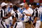 NEW ORLEANS - SEPTEMBER 13:  Head coach Jim Schwartz of the Detroit Lions argues a call with the referees during the game against the New Orleans Saints at the Louisiana Superdome on September 13, 2009 in New Orleans, Louisiana. The Saints defeated the Lions 45-27.  (Photo by Chris Graythen/Getty Images)