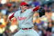 DENVER - APRIL 11:  Starting pitcher Brett Myers #39 of the Philadelphia Phillies delivers against the Colorado Rockies during MLB action at Coors Field on April 11, 2009 in Denver, Colorado.  (Photo by Doug Pensinger/Getty Images)