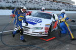 LOUDON, NH - SEPTEMBER 18:  Ryan Truex, driver of the #00 NAPA Toyota, comes in for a pit stop during the NASCAR Camping World Series East Heluva Good! Fall 125 at the New Hampshire Motor Speedway on September 18, 2009 in Loudon, New Hampshire  (Photo by Jason Smith/Getty Images for NASCAR)