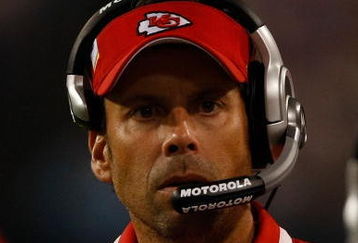 MINNEAPOLIS, MN - AUGUST 21: Head coach Todd Haley of the Kansas City Chiefs watches the action on the field against the Minnesota Vikings at Hubert H. Humphrey Metrodome on August 21, 2009 in Minneapolis, Minnesota. The Vikings defeated the Chiefs 17-13. (Photo by Scott Boehm/Getty Images)