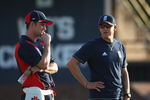 JOHANNESBURG, SOUTH AFRICA - SEPTEMBER 23:  Andrew Strauss of England has a chat with Andy Flower the England coach during the England nets session at the University of Witswatersrand on September 23, 2009 in Johannesburg, South Africa.  (Photo by Tom Shaw/Getty Images)