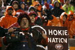 BLACKSBURG - OCTOBER 25:  Fans of the Virginia Tech Hokies show their support during the game against the Boston College Eagles at Lane Stadium on October 25, 2007 in Blacksburg, Virginia. (Photo by Kevin C. Cox/Getty Images)