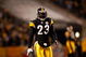 PITTSBURGH - JANUARY 18:  Tyrone Carter #23 of the Pittsburgh Steelers looks on against the Baltimore Ravens during the AFC Championship game on January 18, 2009 at Heinz Field in Pittsburgh, Pennsylvania.  (Photo by Streeter Lecka/Getty Images)