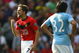 MANCHESTER, ENGLAND - SEPTEMBER 20:  Michael Owen of Manchester United celebrates scoring the winning goal in injury time during the Barclays Premier League match between Manchester United and Manchester City at Old Trafford on September 20, 2009 in Manchester, England.  (Photo by Alex Livesey/Getty Images)