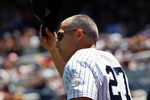 NEW YORK - JULY 19:  New York Yankee manager Joe Girardi is introduced during the teams 63rd Old Timers Day before the game against the Detroit Tigers on July 19, 2009 at Yankee Stadium in the Bronx borough of New York City.  (Photo by Jim McIsaac/Getty Images)