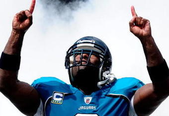 JACKSONVILLE, FL - SEPTEMBER 20:  David Garrard #9 of the Jacksonville Jaguars enters the stadium prior to the game against the Arizona Cardinals at Jacksonville Municipal Stadium on September 20, 2009 in Jacksonville, Florida.  (Photo by Sam Greenwood/Getty Images)