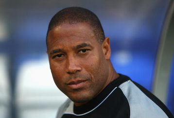 BIRKENHEAD, ENGLAND - AUGUST 19:  Tranmere Rovers Manager John Barnes looks on prior to the Carling Cup second round match between Tranmere Rovers and Bolton Wanderers at Prenton Park on August 25, 2009 in Birkenhead, England. (Photo by Clive Brunskill/Getty Images)