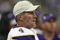 DETROIT - SEPTEMBER 20:  Quarterback Brett Favre #4 of the Minnesota Vikings looks on from the bench in the game against the Detroit Lions at Ford Field on September 20, 2009 in Detroit, Michigan. The Vikings won 27-13.  (Photo by Stephen Dunn/Getty Images)