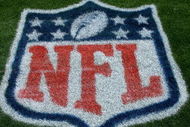 DENVER - SEPTEMBER 20:  A detail of the NFL logo on painted on the sideline grass as the Cleveland Browns face the Denver Broncos during NFL action at Invesco Field at Mile High on September 20, 2009 in Denver, Colorado. The Broncos defeated the Browns 27-6.  (Photo by Doug Pensinger/Getty Images)