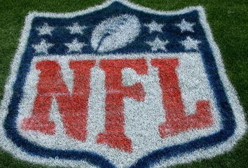 DENVER - SEPTEMBER 20:  A detail of the NFL logo on painted on the sideline grass as the Cleveland Browns face the Denver Broncos during NFL action at Invesco Field at Mile High on September 20, 2009 in Denver, Colorado. The Broncos defeated the Browns 27-6.  (Photo by Doug Pensinger/Getty Images)