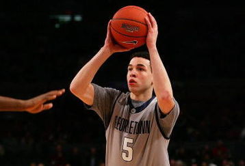 NEW YORK - MARCH 13:  Jeremiah Rivers #5 of  the Georgetown Hoyas handles the ball against the Villanova Wildcats during day two of the 2008 Big East Men's Basketball Championship at Madison Square Garden on March 13, 2008 in New York City.  (Photo by Jim McIsaac/Getty Images)