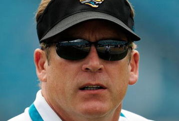 JACKSONVILLE, FL - SEPTEMBER 20:  Head coach Jack Del Rio of the Jacksonville Jaguars watches the action prior to the game against the Arizona Cardinals at Jacksonville Municipal Stadium on September 20, 2009 in Jacksonville, Florida.  (Photo by Sam Greenwood/Getty Images)