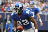 EAST RUTHERFORD, NJ - OCTOBER 05:  Mario Manningham #82 of the New York Giants plays against the Seattle Seahawks during their game on October 5, 2008 at Giants Stadium in East Rutherford, New Jersey.  (Photo by Al Bello/Getty Images)