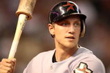PHOENIX - AUGUST 30:  Hunter Pence #9 of the Houston Astros prepares to bat against the Arizona Diamondbacks during the major league baseball game at Chase Field on August 30, 2009 in Phoenix, Arizona. The Diamondbacks defeated the Astros 4-3.  (Photo by Christian Petersen/Getty Images)