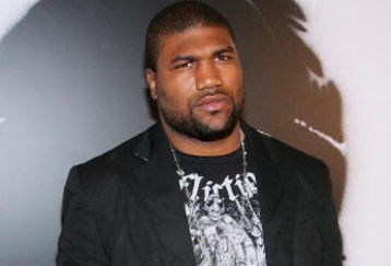 LAS VEGAS - JANUARY 24:  Mixed martial arts fighter Quinton 'Rampage' Jackson arrives at the world premiere of the movie 'Rambo' at the Planet Hollywood Resort & Casino January 24, 2008 in Las Vegas, Nevada. The film opens nationwide in the United States on January 25.  (Photo by Ethan Miller/Getty Images)