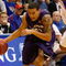 LAWRENCE, KS - JANUARY 13:  Denis Clemente #21 of the Kansas State Wildcats dribbles the ball to the basket during the game against the Kansas Jayhawks on January 13, 2009 at Allen Fieldhouse in Lawrence, Kansas. The Jayhawks defeated the Wildcats 87-71. (Photo by Jamie Squire/Getty Images)