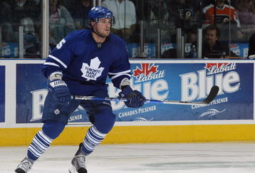 LONDON, ON - SEPTEMBER 17:  Viktor Stalberg #45 of the Toronto Maple Leafs skates in a pre-season game against the Philadelphia Flyers on September 17, 2009 at the John Labatt Centre in London, Ontario. The Leafs defeated the Flyers 4-0. (Photo by Claus Andersen/Getty Images)