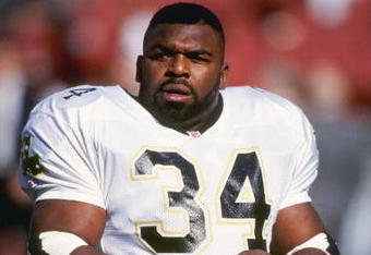 13 Dec 1992: Running back Craig Heyward of the New Orleans Saints looks on during a game against the Los Angeles Rams at Anaheim Stadium in Anaheim, California. The Saints won the game, 37-14.