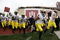 BLOOMINGTON, IN - NOVEMBER 11:  Darnell Hood #4 of the Michigan Wolverines leads the team onto the field in front of head coach Lloyd Carr for a game against the Indiana Hoosiers on November 11, 2006 at Memorial Stadium in Bloomington, Indiana. Michigan won the game 34-3.  (Photo by Gregory Shamus/Getty Images)