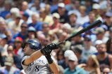 CHICAGO - JULY 03:  Ryan Braun #8 of the Milwaukee Brewers at bat against the Chicago Cubs during their MLB game on July 3, 2009 at Wrigley Field in Chicago, Illinois. (Photo by Jonathan Daniel/Getty Images) 