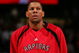 DENVER - NOVEMBER 18:  Joey Graham #14 of the Toronto Raptors looks on before game action against the Denver Nuggets on November 18, 2006 at the Pepsi Center in Denver, Colorado.The Nuggets won 117-109. NOTE TO USER: User expressly acknowledges and agrees that, by downloading and or using this photograph, user is consenting to the term and conditions of the Getty Images License Agreement. (Photo by Doug Pensinger/Getty Images)