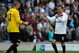 BURNLEY, ENGLAND - AUGUST 23: Burnley Manager Owen Coyle celebrates with Brian Jensen at the end of the Barclays Premier League match between Burnley and Everton at Turf Moor on August 23, 2009 in Burnley, England. (Photo by Michael Regan/Getty Images)