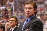 GLENDALE, AZ - FEBRUARY 28:  Head Coach Wayne Gretzky of the Phoenix Coyotes manages his team from behind the bench during his game against the St. Louis Blues on February 28, 2009 at the Jobing.com Arena in Glendale, Arizona.  (Photo by Bruce Bennett/Getty Images)