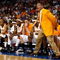 TAMPA, FL - MARCH 15: Head coach Bruce Pearl of the Tennessee Volunteers yells to his players during the game against the Mississippi State Bulldogs during the Championship game of the SEC Men's Basketball Tournament on March 15, 2009 at The St. Pete Times Forum in Tampa, Florida. (Photo by Chris Graythen/Getty Images)
