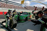 DOVER, DE - SEPTEMBER 27:  Kyle Busch, driver of the #18 Interstate Batteries Toyota, comes in for a pit stop during the NASCAR Sprint Cup Series AAA 400 at Dover International Speedway on September 27, 2009 in Dover, Delaware.  (Photo by Todd Warshaw/Getty Images for NASCAR)