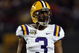 OXFORD, MS - NOVEMBER 17: Chad Jones #3 of the LSU Tigers looks to the sideline during a game against the Mississippi Rebels on November 17, 2007 at Vaught-Hemingway Stadium/Hollingsworth Field in Oxford, Mississippi. LSU beat Mississippi 41-24. (Photo by Joe Murphy/Getty Images)