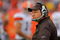 DENVER - SEPTEMBER 20:  Head coach Eric Mangini of the Cleveland Browns leads his team against the Denver Broncos during NFL action at Invesco Field at Mile High on September 20, 2009 in Denver, Colorado. The Broncos defeated the Browns 27-6.  (Photo by Doug Pensinger/Getty Images)