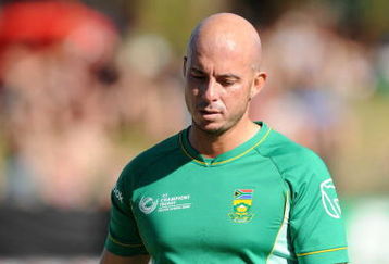 POTCHEFSTROOM, SOUTH AFRICA - SEPTEMEBER 18:  Herschelle Gibbs of South Africa walks off after his injury during the ICC Champions Trophy warm-up match between South Africa and West Indies at Senwes Park on September 18, 2009 in Potchefstroom, South Africa.  (Photo by Lee Warren/Gallo Images/Getty Images)