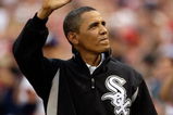 ST LOUIS, MO - JULY 14:  U.S. President Barack Obama waves to the crowd during the 2009 MLB All-Star Game at Busch Stadium on July 14, 2009 in St Louis, Missouri.  (Photo by Morry Gash-Pool/Getty Images)