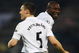 LIEGE, BELGIUM - SEPTEMBER 16:  Thomas Vermaelen of Arsenal celebrates his goal with William Gallas during the UEFA Champions League Group H match between Standard Liege and Arsenal at the Sclessin Stadium on September 16, 2009 in Liege, Belgium.  (Photo by Jamie McDonald/Getty Images)